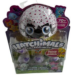 Hatchimals Coleggtibles  4 Pack Plus Orange Tiger RARE HTF Season 1 Mini Figure